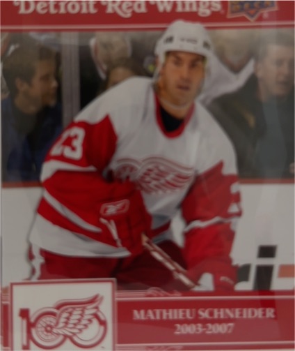 2025-26 Upper Deck Detroit Red Wings Centennial #94 Mathieu Schneider — front