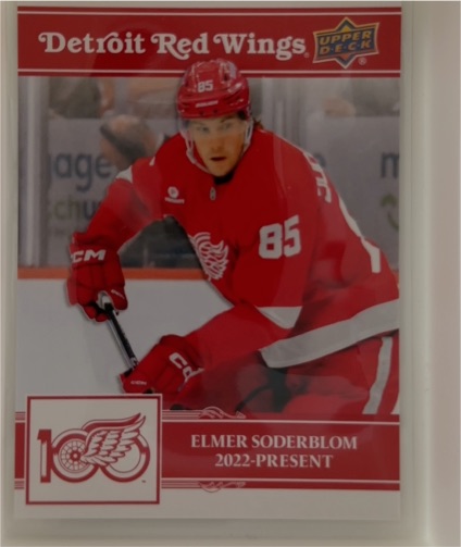 2025-26 Upper Deck Detroit Red Wings Centennial #41 Elmer Soderblom — front
