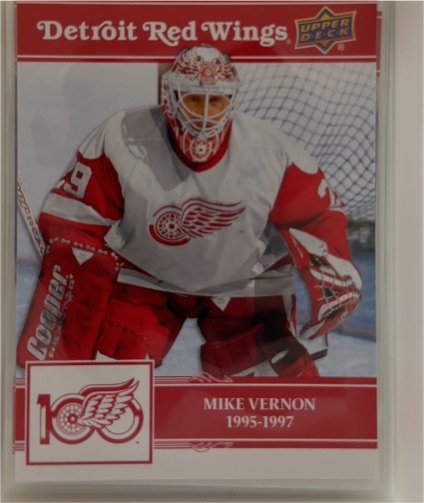 2025-26 Upper Deck Detroit Red Wings Centennial #44 Mike Vernon — front