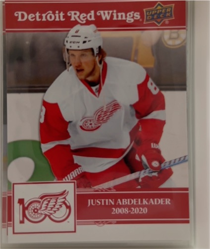 2025 Upper Deck Detroit Red Wings Centennial #47 Justin Abdelkader — front