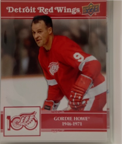 2025-26 Upper Deck Detroit Red Wings Centennial #49 Gordie Howe — front