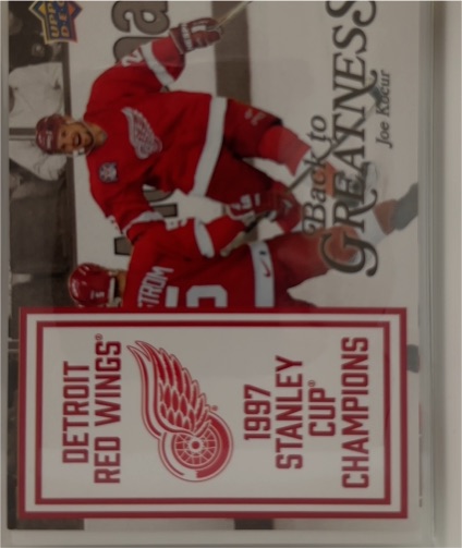 2025-26 Upper Deck Detroit Red Wings Centennial Back to Greatness Joe Kocur #B2G-JK — front