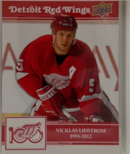 2025-26 Upper Deck Detroit Red Wings Centennial #1 Nicklas Lidstrom — front