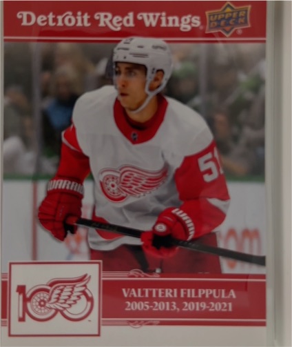 2025-26 Upper Deck Detroit Red Wings Centennial #2 Valtteri Filppula — front