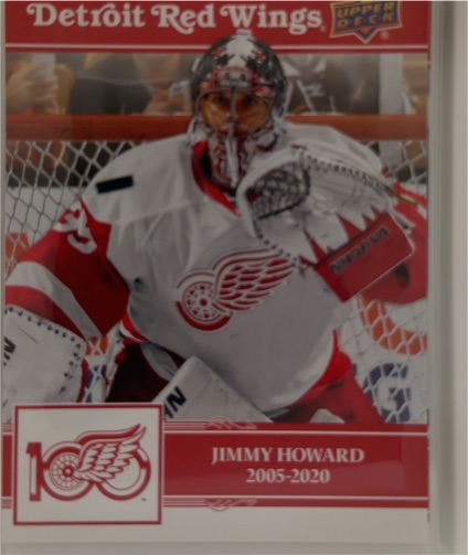 2025-26 Upper Deck Detroit Red Wings Centennial #3 Jimmy Howard — front