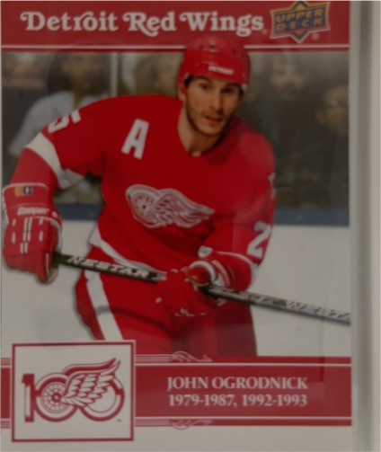 2025-26 Upper Deck Detroit Red Wings Centennial #6 John Ogrodnick — front