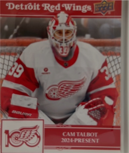 2025-26 Upper Deck Detroit Red Wings Centennial #15 Cam Talbot — front