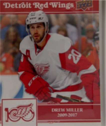 2025-26 Upper Deck Detroit Red Wings Centennial #16 Drew Miller — front
