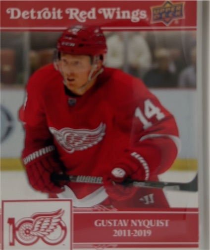 2025-26 Upper Deck Detroit Red Wings Centennial #17 Gustav Nyquist — front