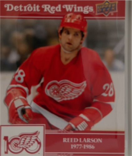 2025-26 Upper Deck Detroit Red Wings Centennial #19 Reed Larson — front
