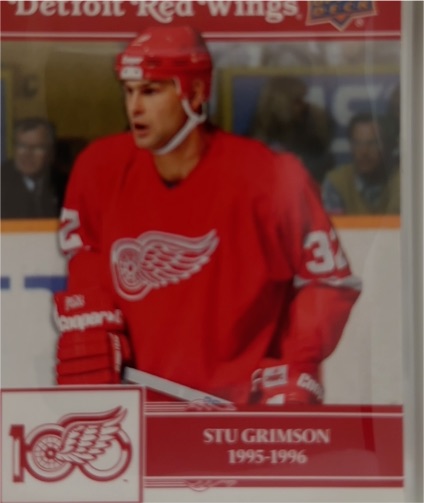2025-26 Upper Deck Detroit Red Wings Centennial #22 Stu Grimson — front