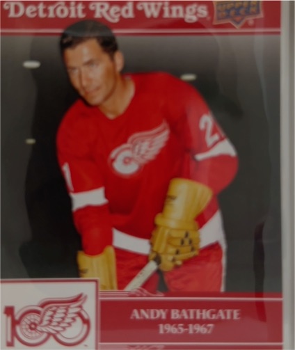 2025-26 Upper Deck Detroit Red Wings Centennial #25 Andy Bathgate — front