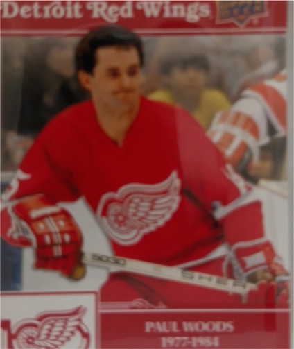 2025-26 Upper Deck Detroit Red Wings Centennial #35 Paul Woods — front