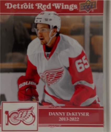 2013 Upper Deck Danny DeKeyser #65 Detroit Red Wings — front