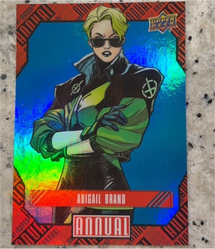 2023-24 Upper Deck Marvel Annual #1 Abigail Brand — front