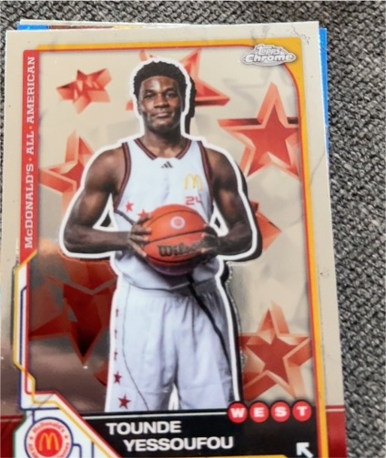 2025 Topps Chrome McDonald's All American #15 Tounde Yessoufou West — front