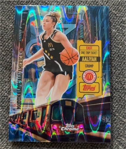 2025 Topps Chrome McDonald's All American #HR-16 Aaliyah Crump — front
