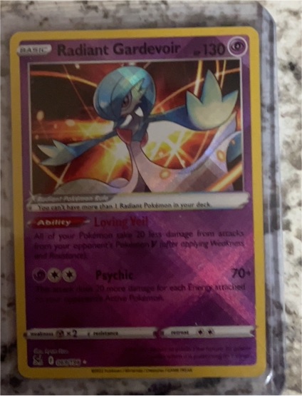 2022 Pokémon TCG Lost Origin #69 Radiant Gardevoir — front