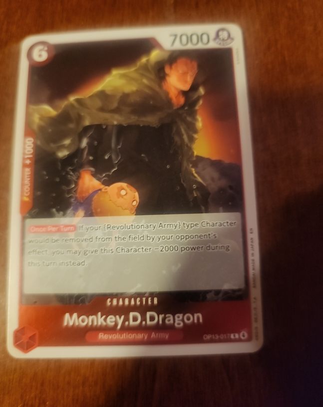 One Piece Card Game OP13-017 Monkey.D.Dragon — front