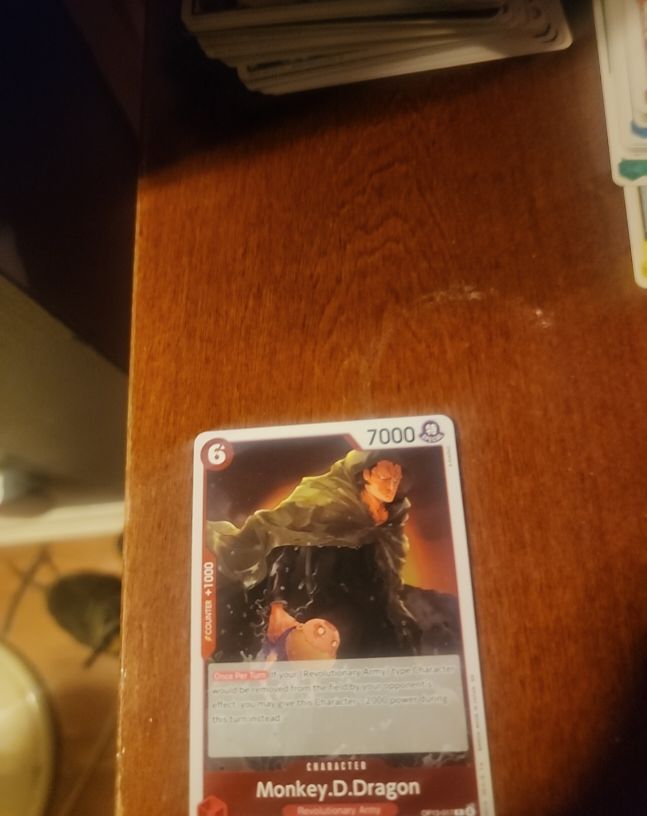 2025 One Piece Card Game OP13-017 Monkey D. Dragon Carrying On His Will — front