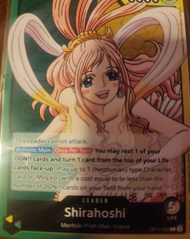One Piece A Fist of Divine Speed #OP11-022 Shirahoshi — front