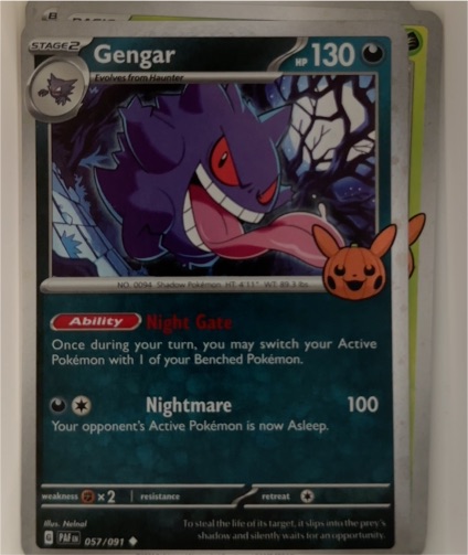 2024 Pokémon TCG Paldean Fates #057 Gengar — front