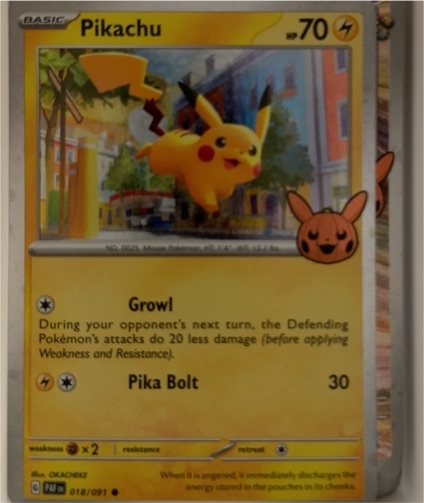 2024 Pokémon #018 Pikachu — front