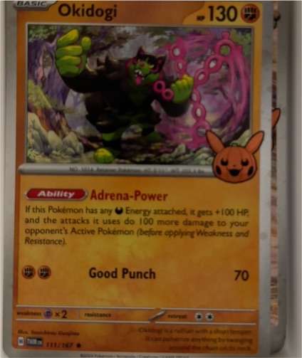 2024 Pokémon SV06: Twilight Masquerade #111 Okidogi — front