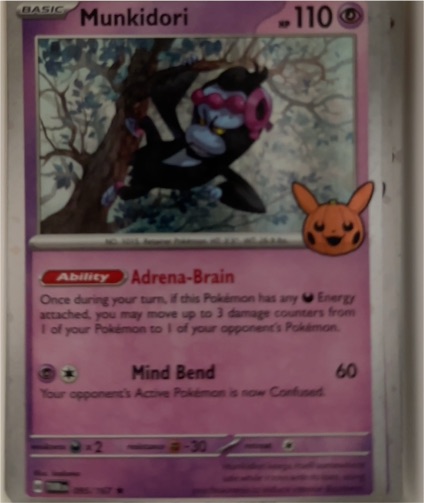 2024 Pokémon Twilight Masquerade #095 Munkidori — front