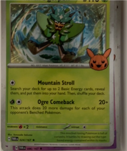 2024 Pokémon Trick or Trade #024 Ogerpon — front