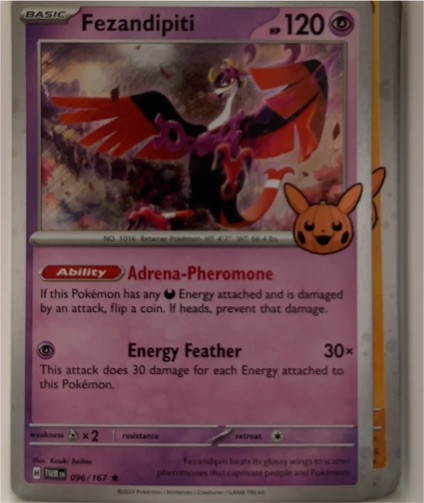 2024 Pokémon #096 Fezandipiti — front