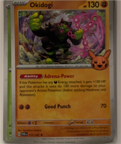 2024 Pokémon #111 Okidogi — front