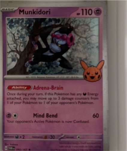 2024 Pokemon Trick or Trade #095 Munkidori — front