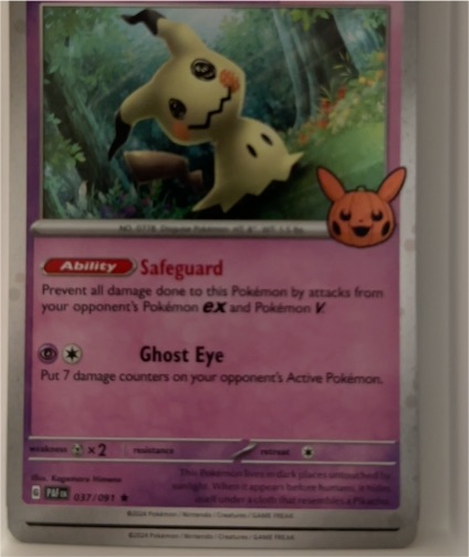 2023 Pokemon TCG #037 Mimikyu — front
