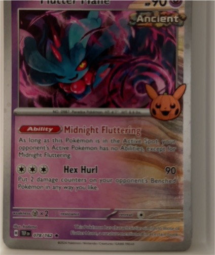 2024 Pokémon TCG #078 Flutter Mane — front