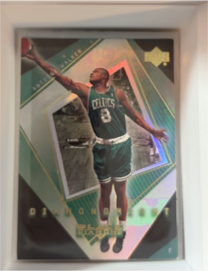 1999-00 Upper Deck Black Diamond #DM4 Antoine Walker Diamond Might — front