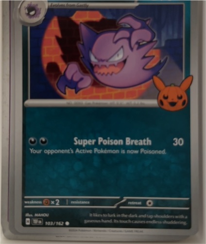 2024 Pokémon Trick or Trade #103 Haunter — front