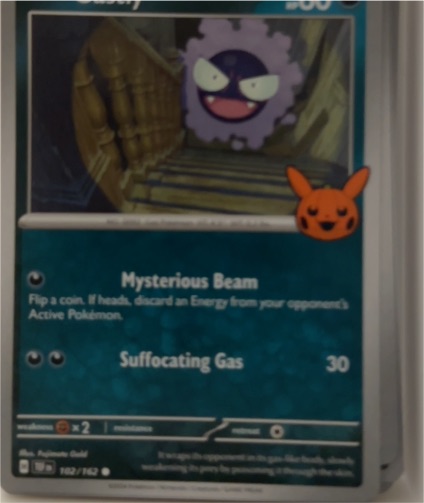 2024 Pokémon Trick or Trade #102 Gastly — front