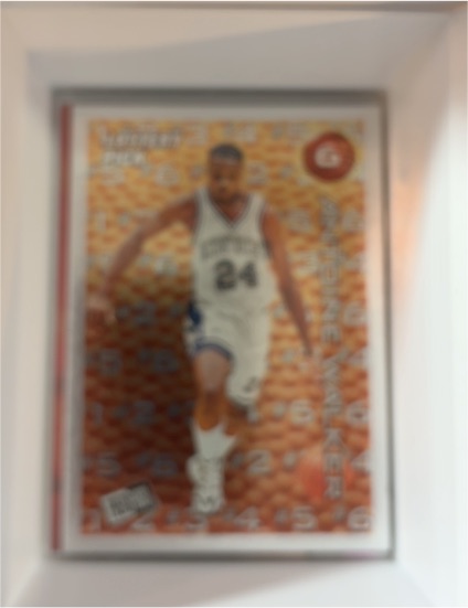 1996 Press Pass Lottery Pick #L6 Antoine Walker Rookie Card — front