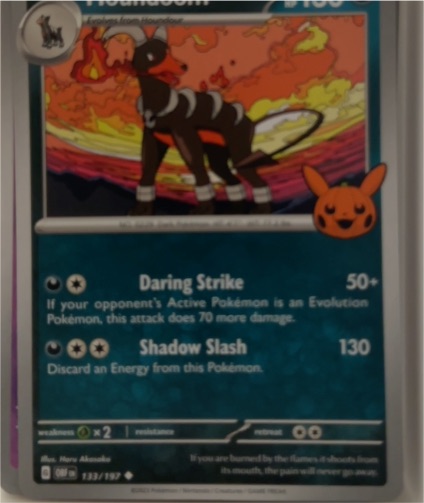 2024 Pokémon TCG SV03: Obsidian Flames #133 Houndoom — front