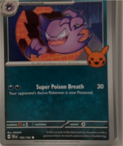 2024 Pokémon Trick or Trade #103 Haunter — front