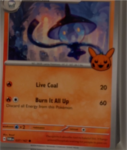 2024 Pokémon TCG Trick or Trade #37 Lampent — front