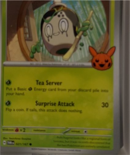2024 Pokemon Trick or Trade #021 Poltchageist — front