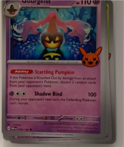 2023 Pokémon Scarlet & Violet Paradox Rift #078 Gourgeist — front