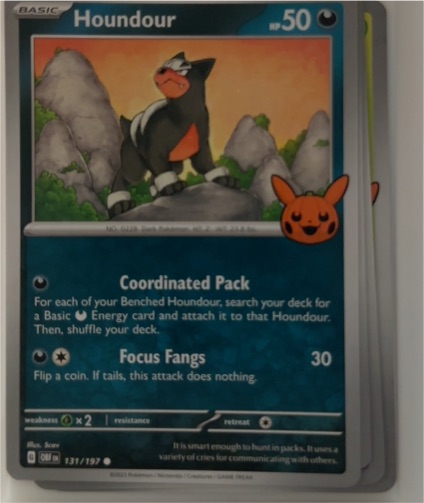 2024 Pokémon Trick or Trade #131 Houndour — front