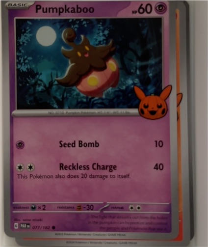 2024 Pokémon TCG Trick or Trade #077 Pumpkaboo — front