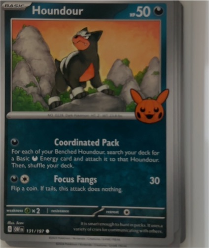 2024 Pokémon SV03: Obsidian Flames #131 Houndour — front