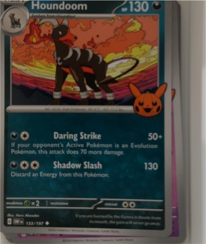 2024 Pokémon Trick or Trade #133 Houndoom — front