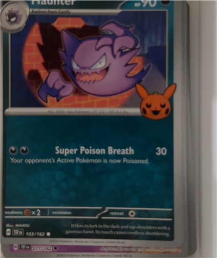 2024 Pokémon Trick or Trade #103 Haunter — front
