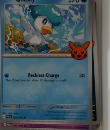 2024 Pokémon Trick or Trade #50 Quaxly — front